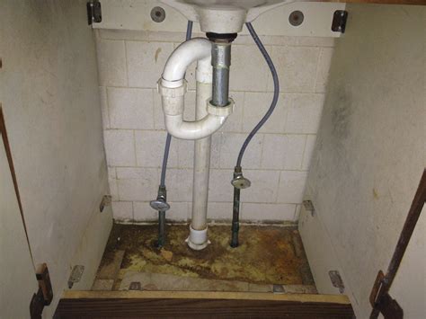 The good part is, if you are undergoing a complete makeover, the framing members are. Replacing The Bathroom Sink - Part 1 - A Farmhouse Reborn