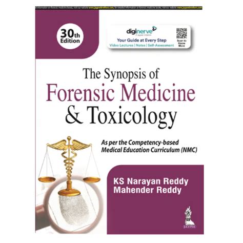 The Synopsis Of Forensic Medicine And Toxicology30th Edition 2022 By Ks