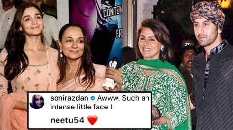 Ranbirs Mother Neetu Kapoor And Alias Mom Soni Razdan Bond On Social Media Youtube