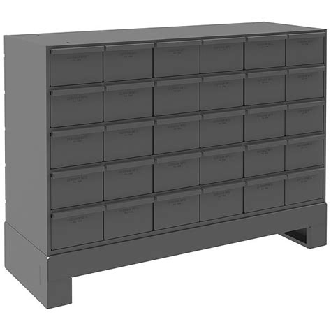 Durham Mfg Drawer Bin Cabinet With 30 Drawers Prime Cold Rolled Steel