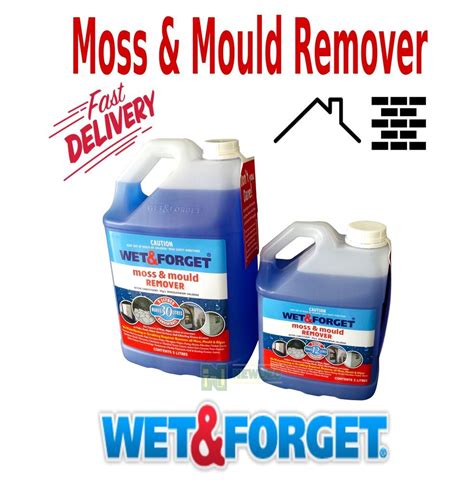 Wet And Forget 2 Or 5 Litre Algae Moss Mildue Mould Removal Concentrate