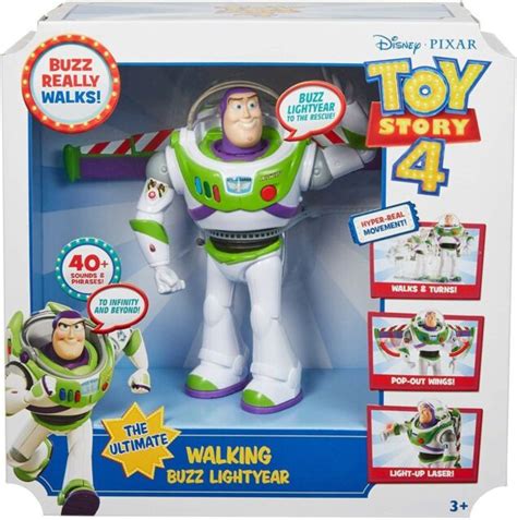 Toy Story 4 Ultimate Walking Buzz Lightyear 7 Inch Action Figure New In