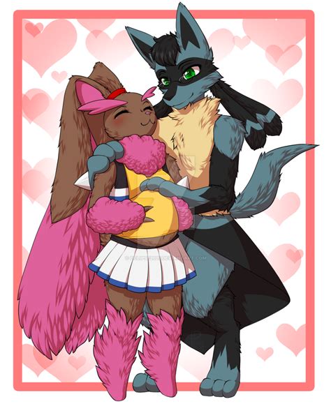 1452999818 Lovelesskiax Lopunny N Lucario By Eclipse2025 On DeviantArt