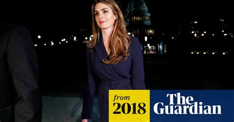 Hope Hicks Admits She Tells White Lies For Trump But Not About Russia