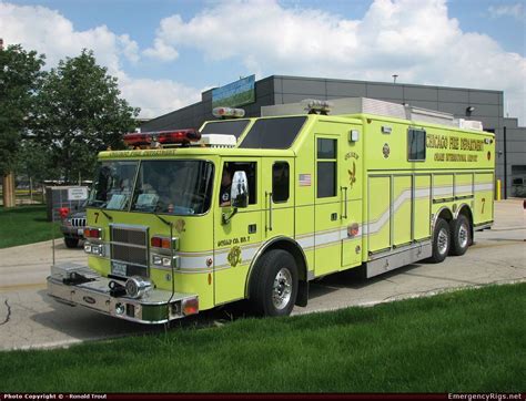 Pierce Lance Rescue Chicago Fire Department Emergency Apparatus Fire