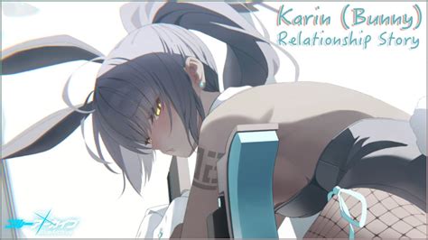 Blue Archive Karin Bunny Full Relationship Story L2D YouTube