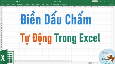 Cách điền Dấu Chấm Tự động Trong Excel Gà Chọi Netvn