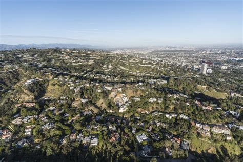 Los Angeles Beverly Hills Canyon Homes Immagine Stock Immagine Di