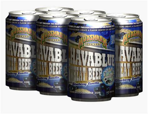 Mudshark Havablue Wheat Beer 6 Cans Briansdiscountmarket Caffeinated Drink Hd Png Download
