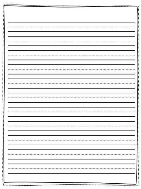 1stgradewritingpapertemplate Writing Paper Template