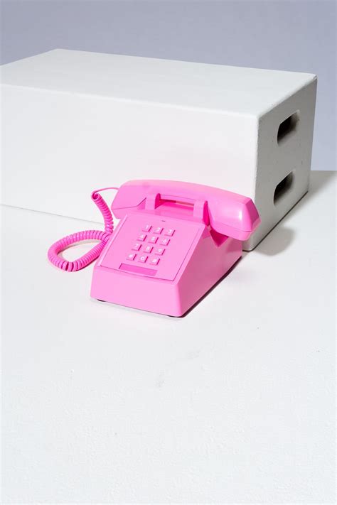 Te078 Nina Pink Touchtone Phone Prop Rental Acme Brooklyn