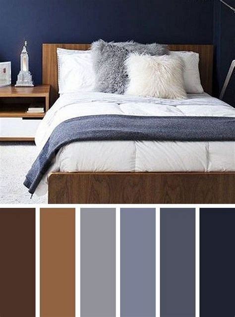 65 Beautiful Bedroom Color Schemes Ideas 44 In 2020 Blue Bedroom