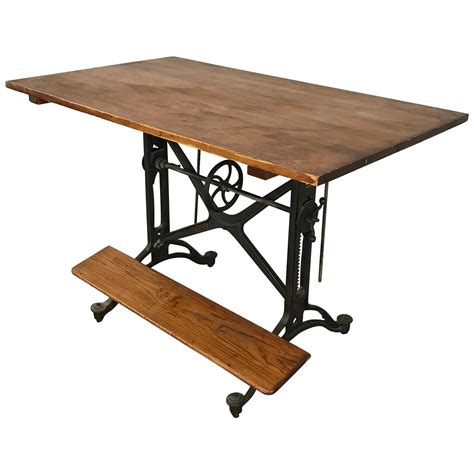 Keuffel And Esser Co 16535 Cast Iron Drafting Table At 1stdibs