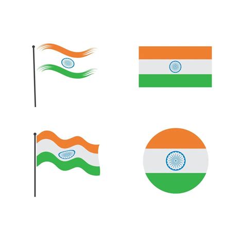Indian Flag Vector Icon Illustration 22148323 Vector Art At Vecteezy