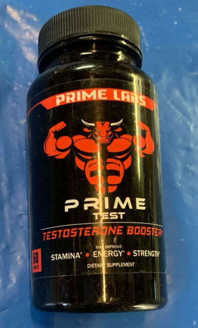 Prime Labs Testosterone Booster Mens Test Natural Stamina Endurance