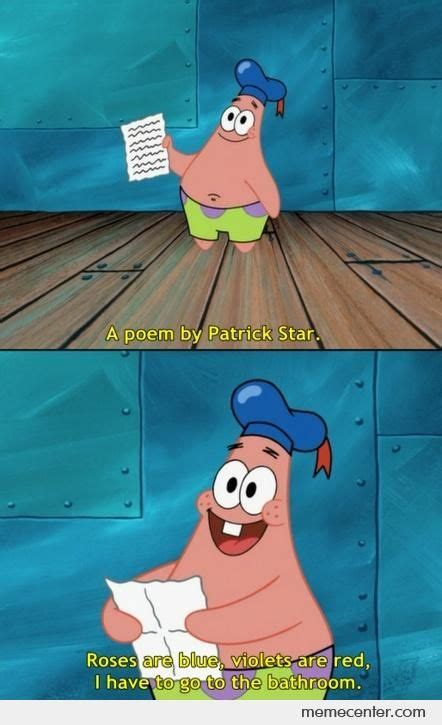 Patrick Star Funny Spongebob Quotes Shortquotescc