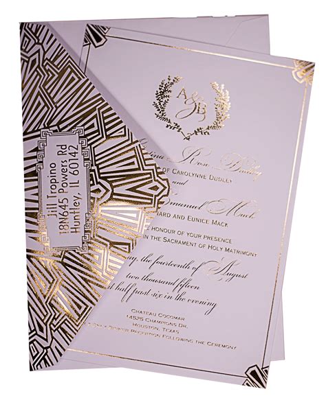 Gold Foil Luxury Wedding Invitations Luxury Invitations Luxury