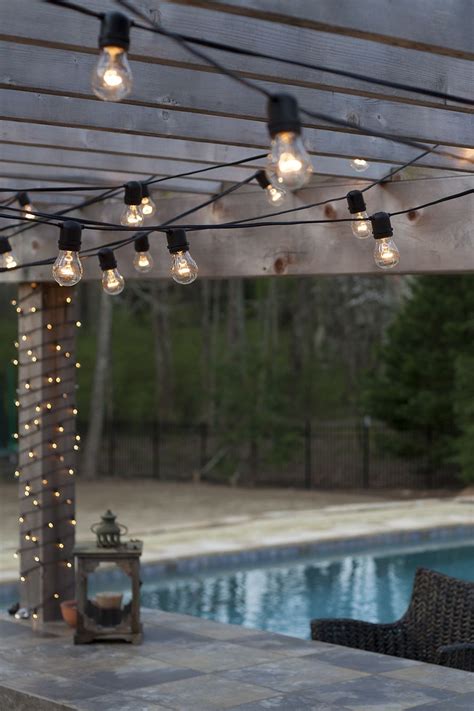 How To Hang Patio Lights On A Deck