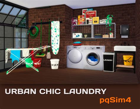 Urban Chic Laundry By Mary Jiménez At Pqsims4 Sims 4 Updates