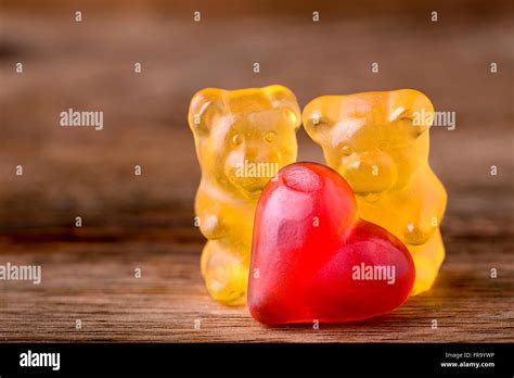 Two Red Gummy Bears Red Hi Res Stock Photography And Images Alamy