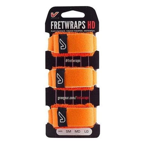 Gruv Gear Fretwraps Hd Flare 3 Pack Orange Extra Large At Gear4music