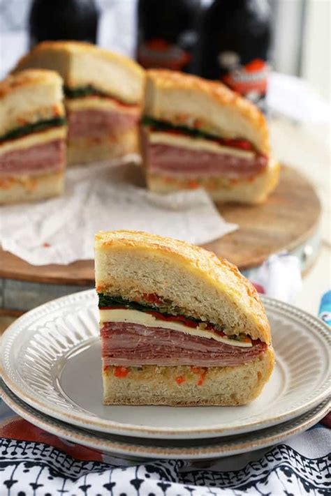 Classic Muffuletta Sandwich Recipe The Suburban Soapbox