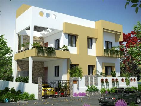 High density residential condominium modern glass and steel construction style. elevations of residential buildings in indian photo ...