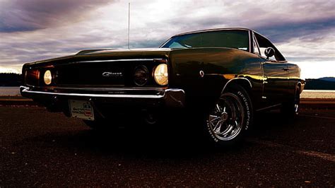 Online Crop Hd Wallpaper Black Muscle Car Fast And Furious Dodge