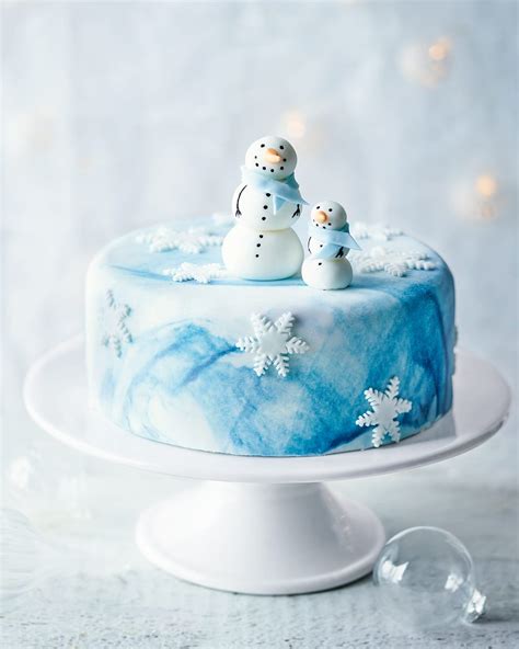 How To Make A Snowman Christmas Cake Delicious Magazine