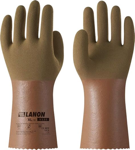 lanon nitrile chemical resistant gloves reusable ubuy nepal
