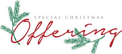 Special Christmas Offering - First Congregational Church in Winchester