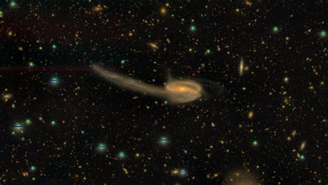 A New Color Composite Image Of Ugc 10214 Known As Tadpole Galaxy From