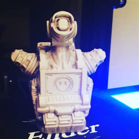 3d Print Of Pathfinder Bust From Apex Legends Support