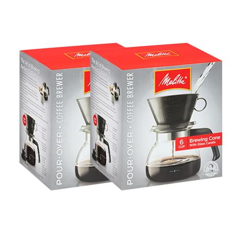 Melitta 640446 2 To 6 Cup Manual Coffee Maker 2 Pack Pour Over