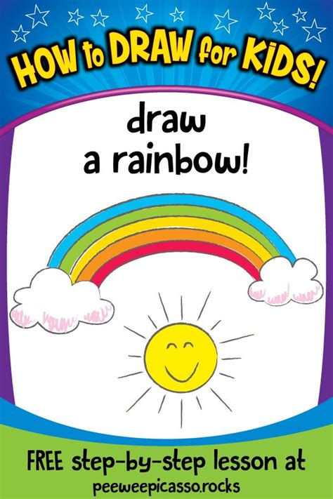 Through several stages, we have almost completed the lesson of drawing a bird. Easy step-by-step instructions to draw a rainbow for ...