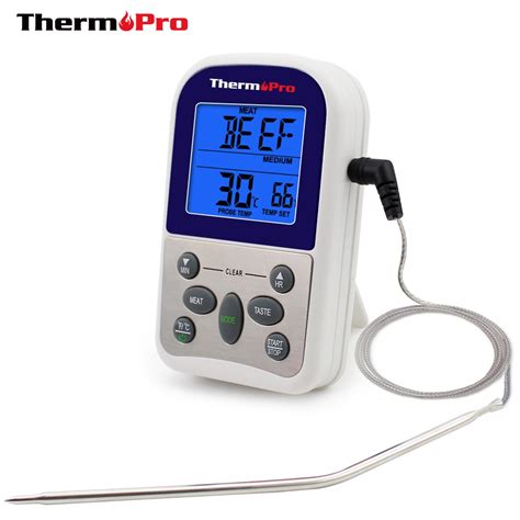Thermopro Tp 10 Digital Single Probe Roast Alert Cooking Thermometer