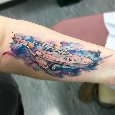 The people featured in this gallery took their love of star trek and boldly went to the tattoo shop. Pin by Venus Rayne on tattspo | Star trek tattoo, Star ...