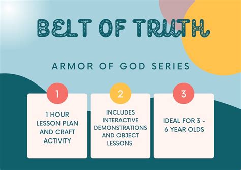 Armor Of God Belt Of Truth Lesson 1 Etsy