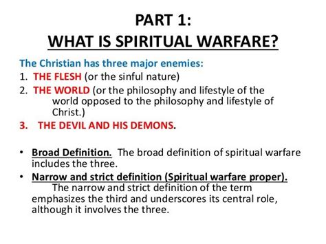 Spiritual Warfare Lesson 1 Click On The Picture To Read More