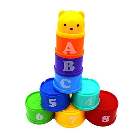 Jandel Baby Basics Stacking Toys Toddler Nesting Stack Cups Infant