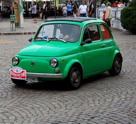 An Italian Oldtimer Green And Speedy Fiat 500 Italian Cars Fiat 500 Car