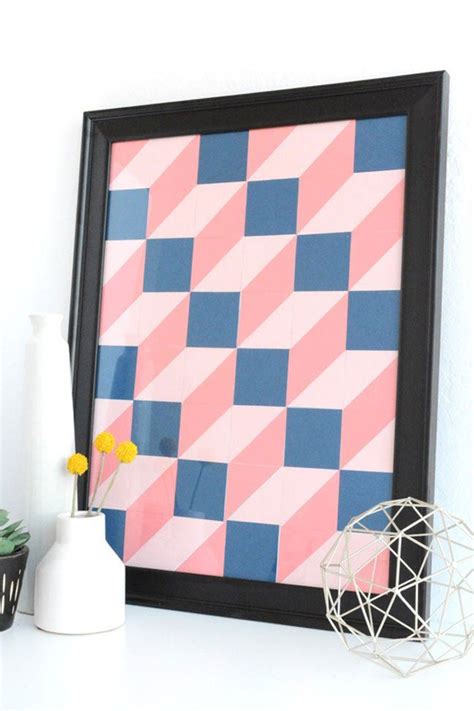 17 Easy Diy Wall Art Projects That Wont Take You More Than 2 Hours To
