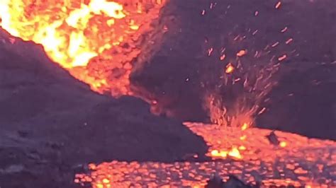 Lava Tornado 🌋 Fagradalsfjall Iceland Youtube