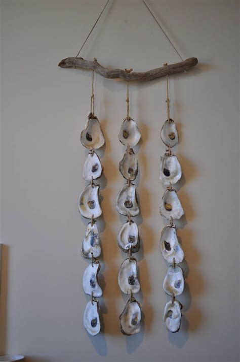 Oyster Shell Wind Chime Mobile Sea Shell Wind Chime Oyster Shell Wind
