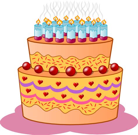 Birthday Cake Clip Art At Vector Clip Art Online Royalty