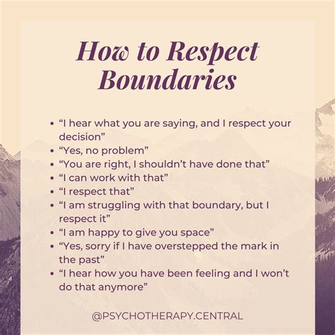 How To Respect Boundaries