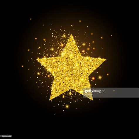 Golden Star Glitter Background High Res Vector Graphic Getty Images