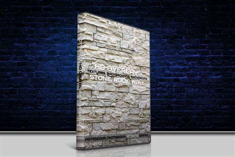 200 High Quality Stone Rock Wall Digital Photoshop Overlays By