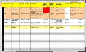 It is a central repository of all identified risks. RAID Log - Manage Project Risk - Download Templates