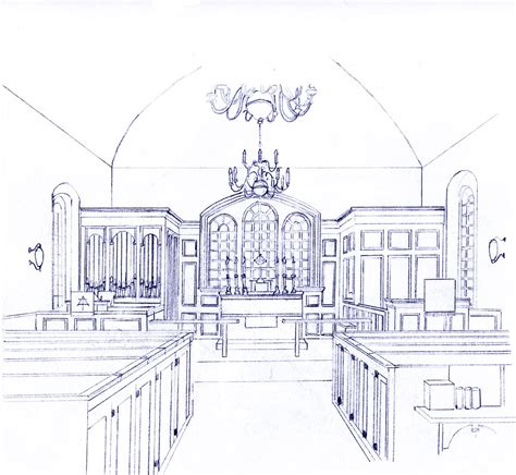 Church Altar Drawing At Explore Collection Of